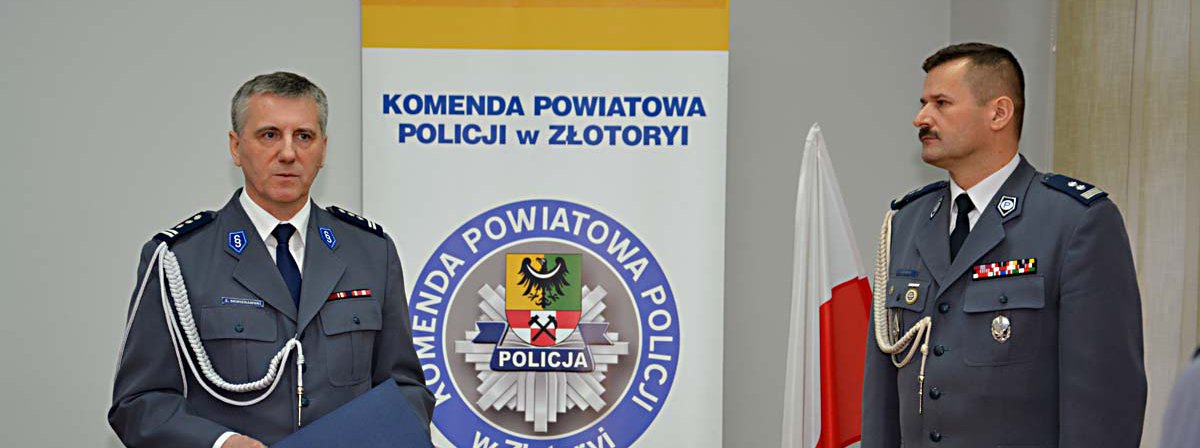 Jacek Bandyk, komendant KPP w Złotoryi